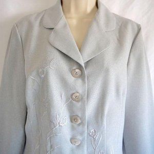 4/$25 Spago “Before Anything Else” Lightweight Short Boxy Blazer Jacket Sz 6‎